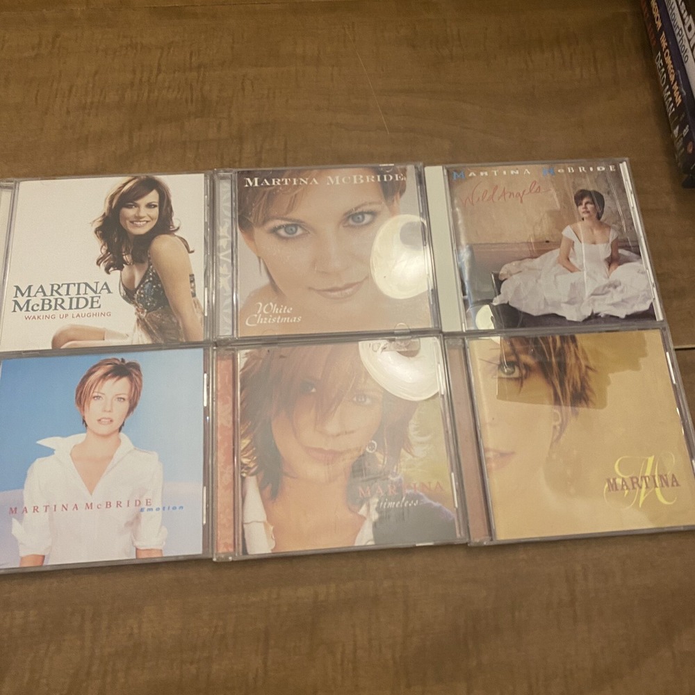 Martina McBride CD Lot Of 6 Emotion / M / Waking Up Laughing / Timeless Etc - Picture 1 of 1